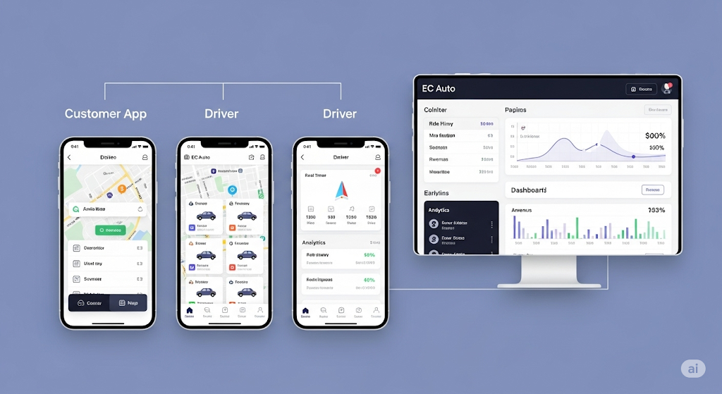 EC Auto - Mobility App Ecosystem